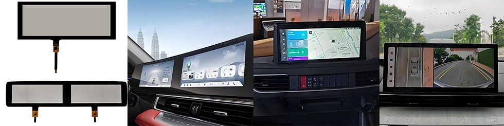 12.3 Inch Automotive Capacitive Touch Screen Panel for EV smart cockpit and digital dashboard
